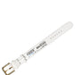 Dolce & Gabbana White Embossed Leather Gold Buckle Belt Strap Bracelet