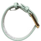 Dolce & Gabbana Green Textured Leather Gold Buckle Belt Strap Bracelet