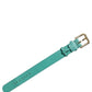 Dolce & Gabbana Blue Embossed Leather Gold Buckle Belt Strap Bracelet