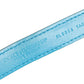 Dolce & Gabbana Turquoise Texture Leather Gold Buckle Belt Strap Bracelet