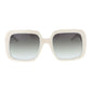 Guess White Plastic Sunglasses