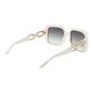 Guess White Plastic Sunglasses