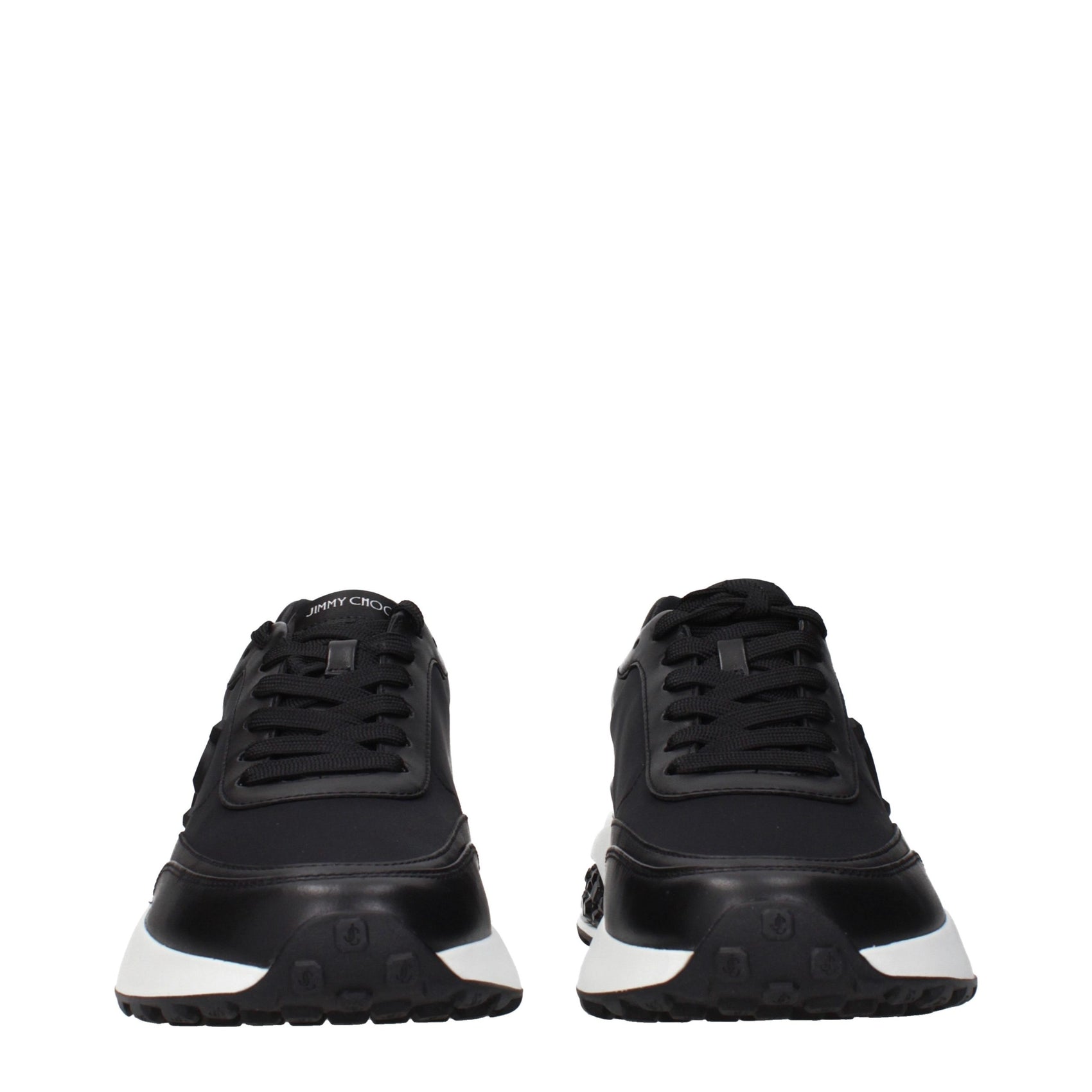 Jimmy Choo Black Fabric Athletic Sneakers
