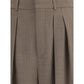 Saint Laurent Beige Wool Casual Pants