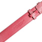 Dolce & Gabbana Pink Textured Leather Gold Buckle Belt Strap Bracelet
