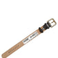 Dolce & Gabbana Black Calfskin Leather Gold Buckle Belt Strap Bracelet