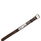 Dolce & Gabbana Brown Calfskin Leather Gold Buckle Belt Strap Bracelet