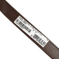 Dolce & Gabbana Brown Calfskin Leather Gold Buckle Belt Strap Bracelet
