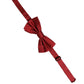 Dolce & Gabbana Men Red 100% Silk Adjustable Neck Papillon Bow Tie