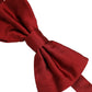 Dolce & Gabbana Men Red 100% Silk Adjustable Neck Papillon Bow Tie