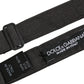 Dolce & Gabbana Men Black 100% Cotton Adjustable Neck Papillon Bow Tie