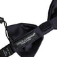 Dolce & Gabbana Men Black 100% Silk Adjustable Neck Papillon Bow Tie