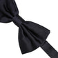 Dolce & Gabbana Men Black 100% Silk Adjustable Neck Papillon Bow Tie