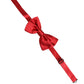 Dolce & Gabbana Men Red 100% Silk Adjustable Neck Papillon Bow Tie