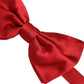 Dolce & Gabbana Men Red 100% Silk Adjustable Neck Papillon Bow Tie