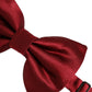 Dolce & Gabbana Men Red 100% Silk Adjustable Neck Papillon Bow Tie