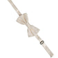 Dolce & Gabbana Men White 100% Silk Adjustable Neck Papillon Bow Tie