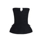 Magda Butrym Black Silk Waistcoat