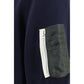 Sacai Blue Cotton Polo Shirt