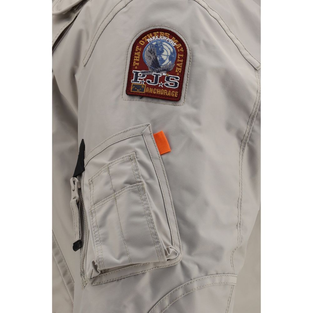 Parajumpers Gray Polyamide Bomber