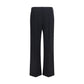 Khaite Black Polyester Casual Pants