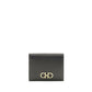Ferragamo Black Calf Leather Bos Taurus Wallet