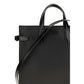Valentino Garavani Black Calf Leather Bos Taurus Shoulder Bag
