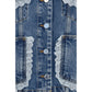 Ganni Blue Cotton Denim Jacket
