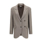 P.A.R.O.S.H. Beige Wool Oves Aries Blazer