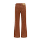 Haikure Brown Cotton Casual Pants