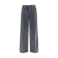 Haikure Gray Cotton Casual Pants