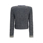 Balmain Blue Polyamide Cardigan