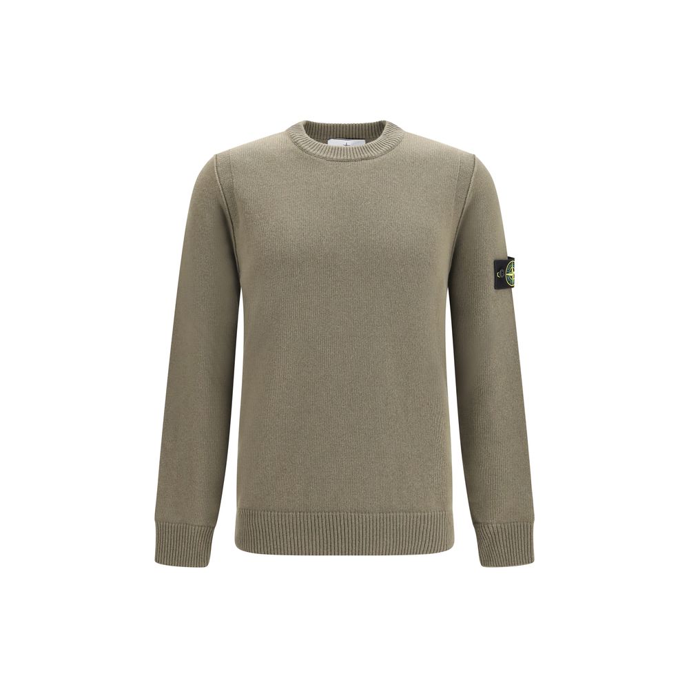 Stone Island Bicolor Cotton Sweatshirt