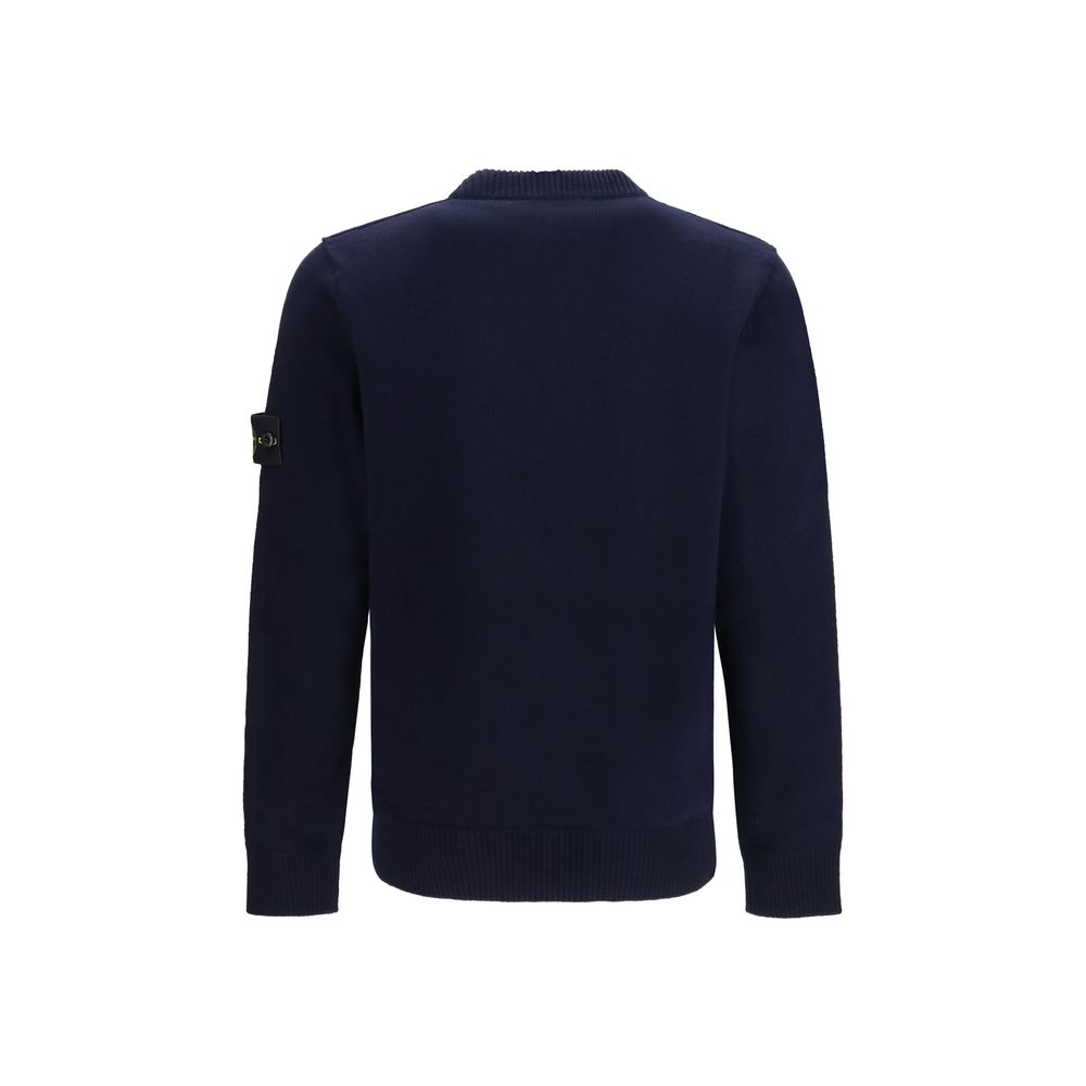 Stone Island Black Cotton Sweatshirt