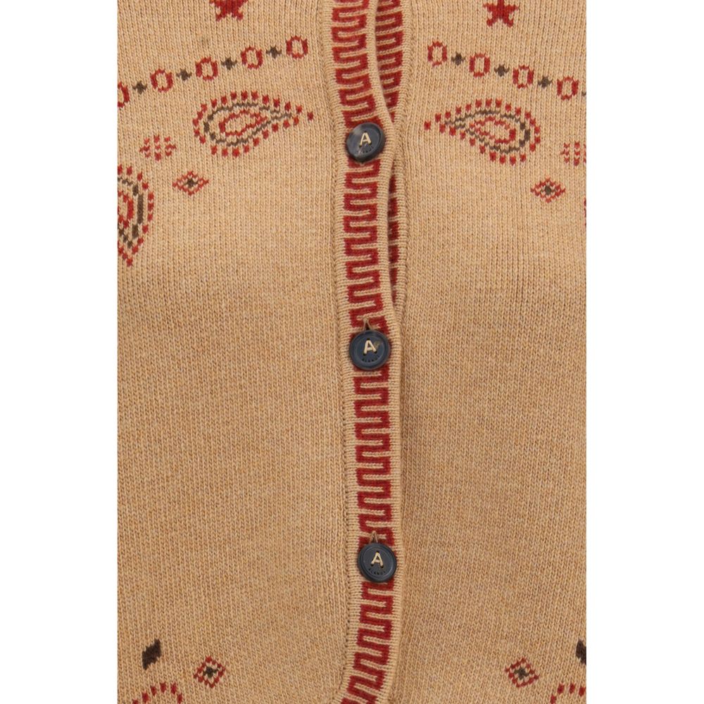 Alanui Brown Wool Oves Aries Full-Length Jacket