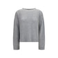 Fabiana Filippi Gray Cashmere Sweatshirt