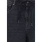 MM6 Black Cotton Relaxed Fit Jeans