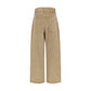 Darkpark Beige Cotton Casual Pants