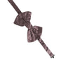Dolce & Gabbana Men Maroon 100% Silk Adjustable Neck Papillon Bow Tie