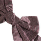 Dolce & Gabbana Men Maroon 100% Silk Adjustable Neck Papillon Bow Tie