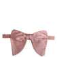 Dolce & Gabbana Men Pink 100% Silk Adjustable Neck Papillon Bow Tie