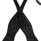 Dolce & Gabbana Men Black 100% Silk Adjustable Neck Papillon Bow Tie