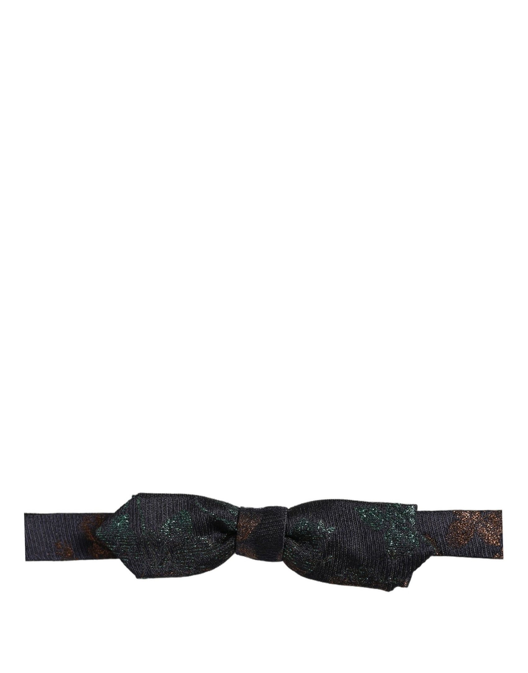 Dolce & Gabbana Men Multicolor 100% Silk Adjustable Neck Papillon Bow Tie