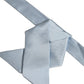 Dolce & Gabbana Men Light Blue SIlk Adjustable Neck Papillon Bow Tie