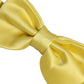 Dolce & Gabbana Men Yellow 100% Silk Adjustable Neck Papillon Bow Tie