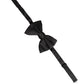 Dolce & Gabbana Men Black 100% Silk Adjustable Neck Papillon Bow Tie