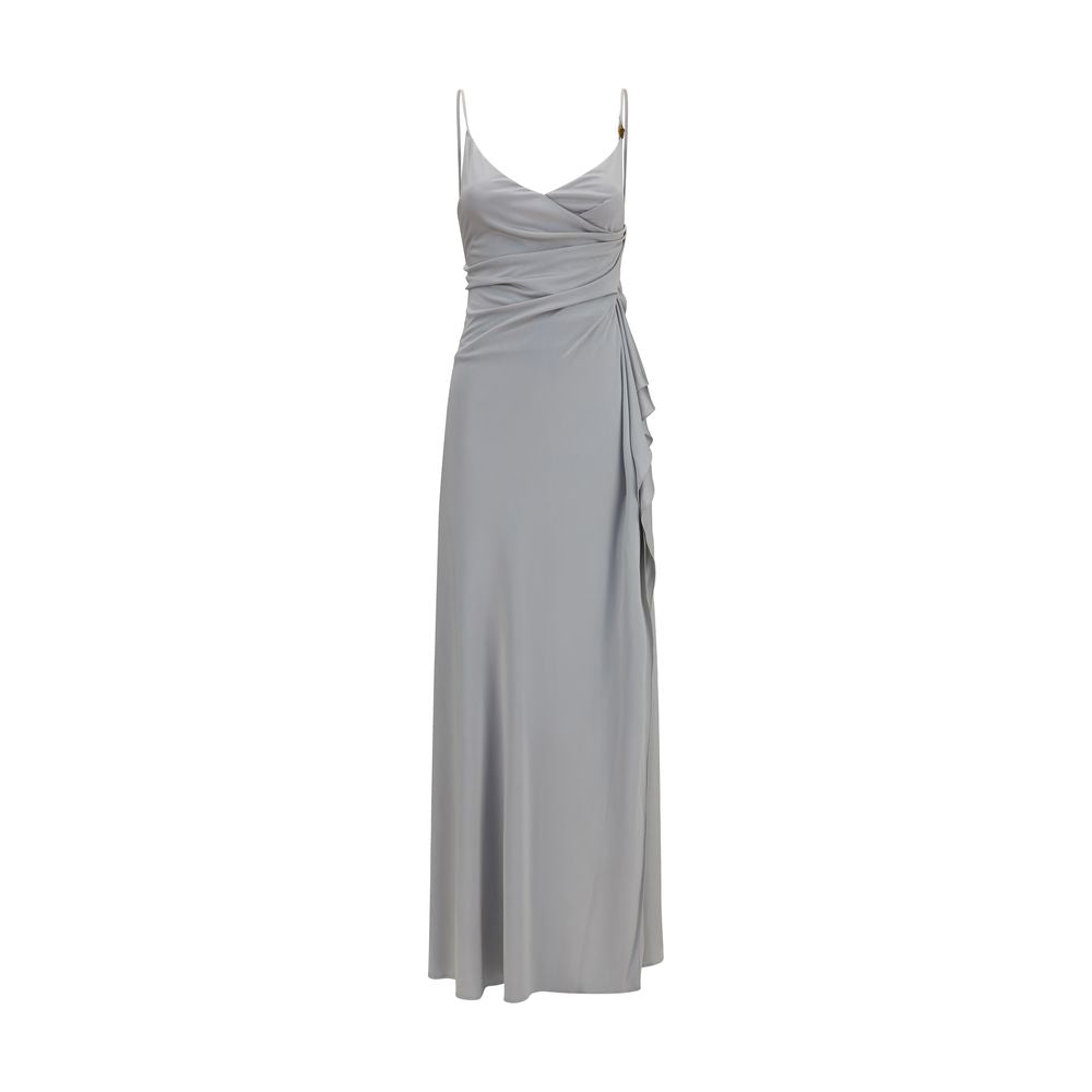 Versace Gray Viscose Casual Dress