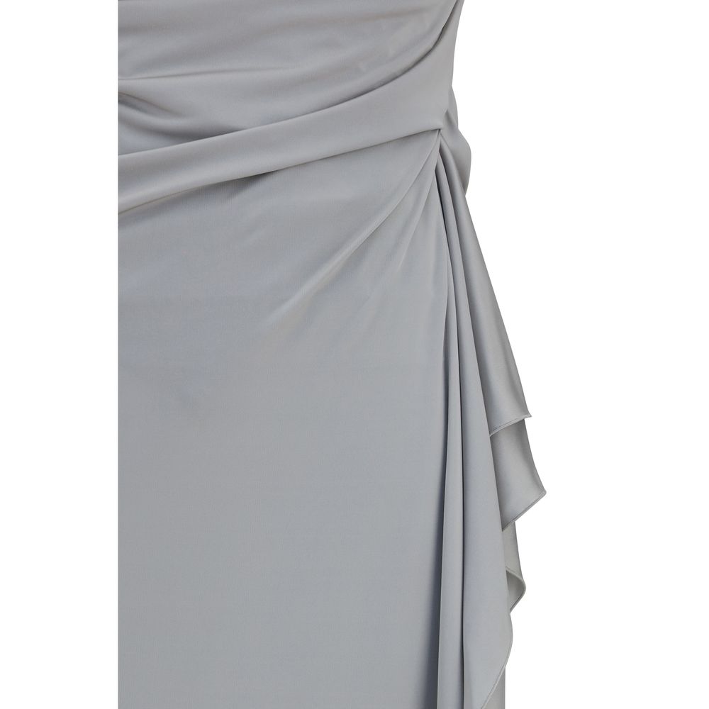 Versace Gray Viscose Casual Dress