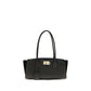 Ferragamo Black Calf Leather Bos Taurus Shoulder Bag
