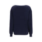 Malo Blue Cashmere Sweater